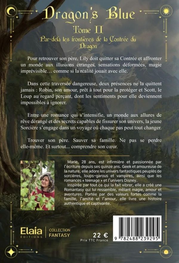 Quatrième de couverture de « DRAGON'S BLUE »
