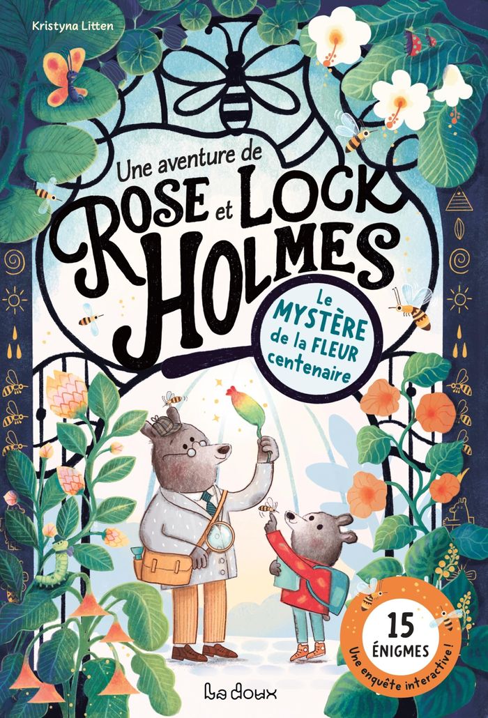 Couverture du livre « Le mystère de la fleur centenaire » de Kristyna Litten, librairie Les Contes Infusés à Corte