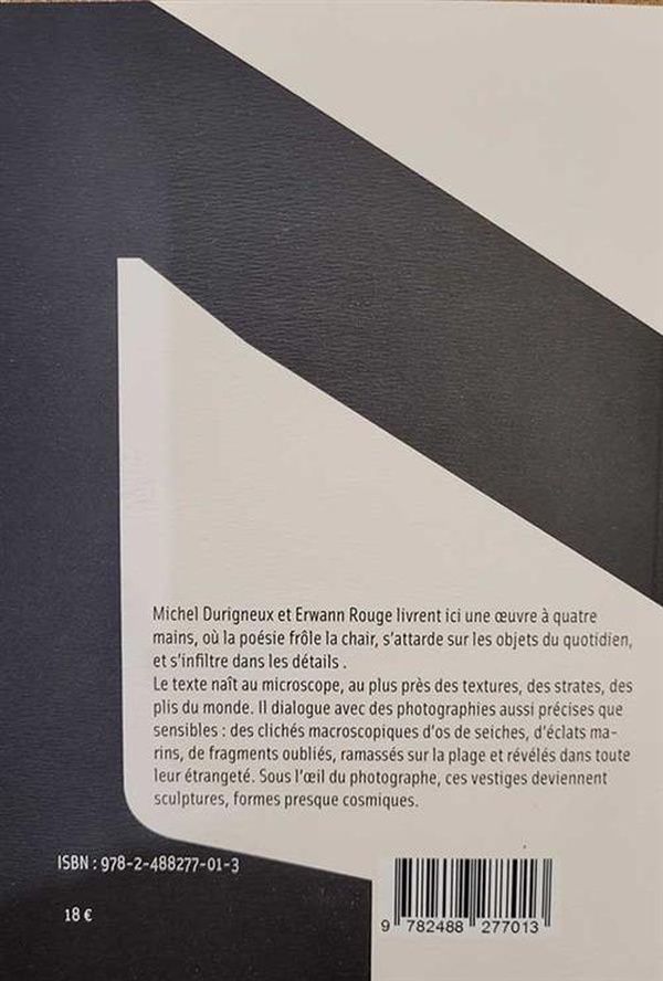 Quatrième de couverture de « Matière »
