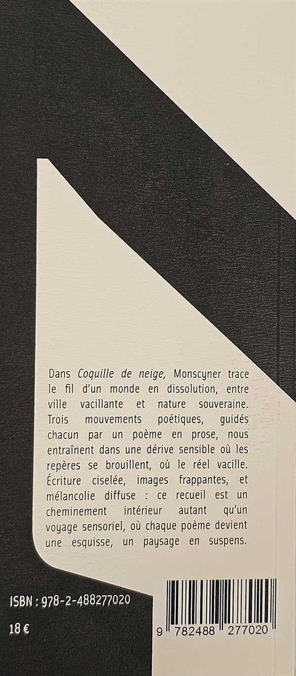 Quatrième de couverture de « Coquille de neige »