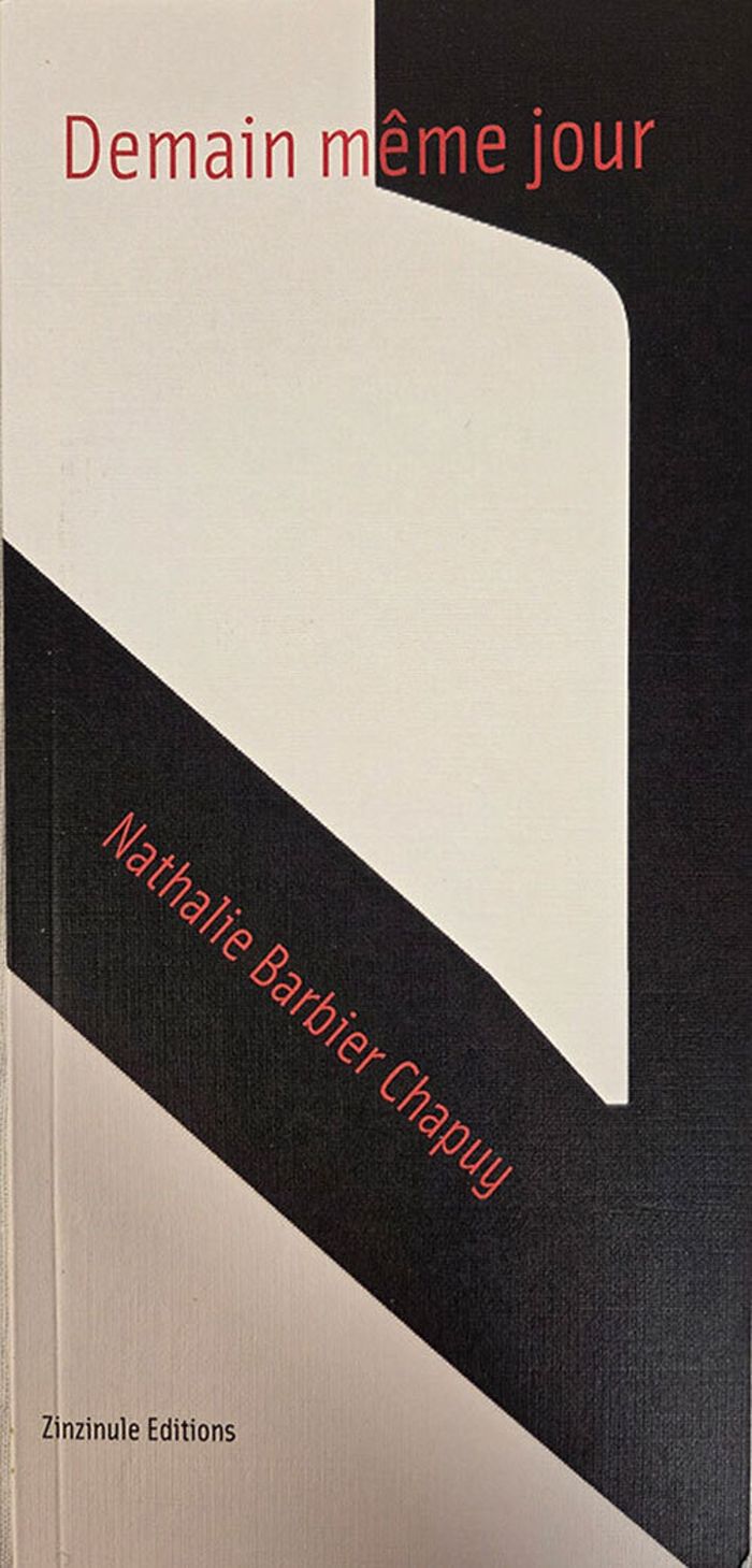 Couverture du livre « Demain même jour » de Nathalie Barbier Chapuy, librairie Les Contes Infusés à Corte
