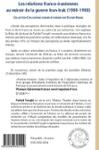 Quatrième de couverture de « Les relations franco-iraniennes au miroir de la guerre Iran-Irak, 1980-1988 : nouvelles approches »
