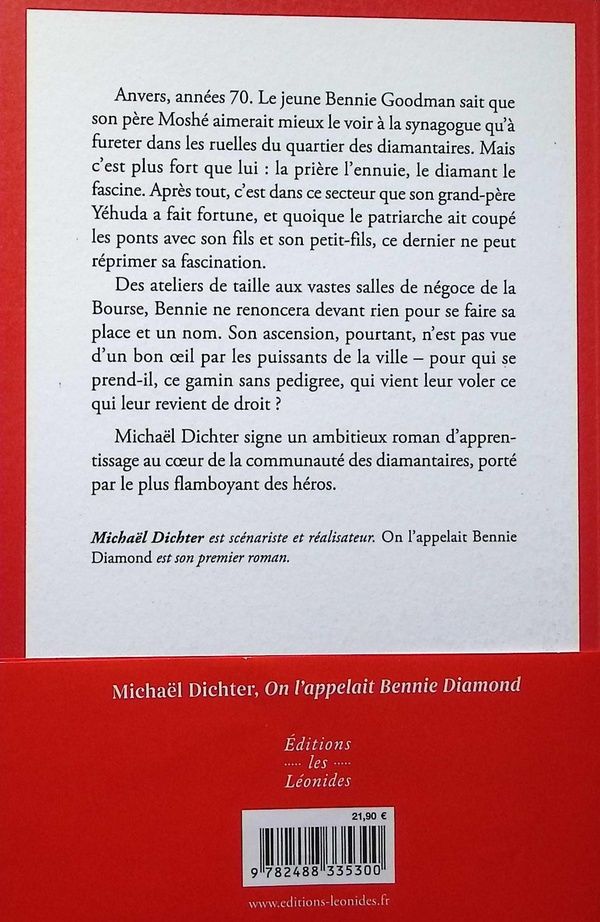 Quatrième de couverture de « ON L'APPELAIT BENNIE DIAMOND - GRAND PRIX RTL-LIRE MAGAZINE 2026, PRIX PAGE DES LIBRAIRES 2026 »
