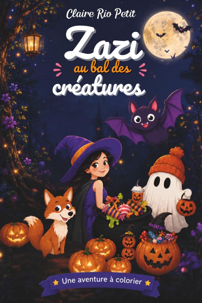Couverture du livre « Zazi au bal des créatures » de Claire Rio Petit, librairie Les Contes Infusés à Corte