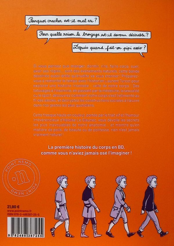 Quatrième de couverture de « La drôle d'histoire du corps »