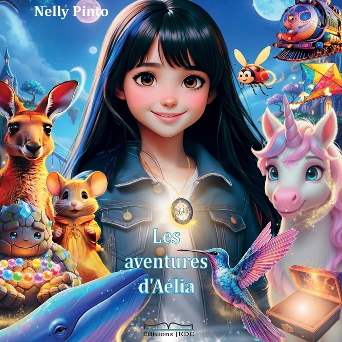 Couverture du livre « LES AVENTURES D'AELIA » de Nelly Pinto, librairie Les Contes Infusés à Corte