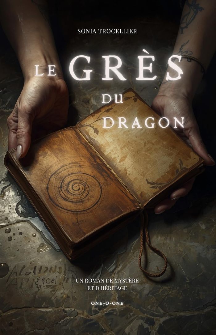 Couverture du livre « Le grès du dragon : un roman de mystère et d'héritage » de Sonia Trocellier, librairie Les Contes Infusés à Corte