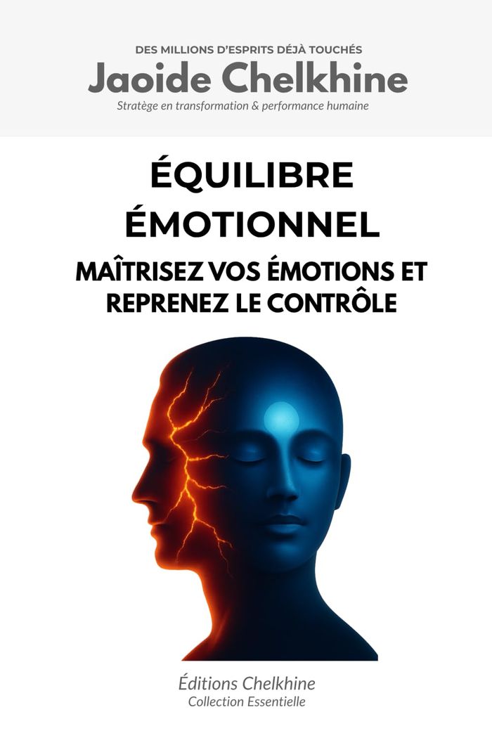 Couverture du livre « Équilibre émotionnel : maîtrisez vos émotions et reprenez le contrôle » de Jaoide Chelkhine, librairie Les Contes Infusés à Corte