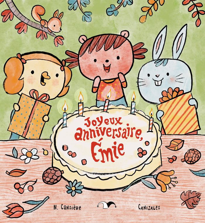 Couverture du livre « JOYEUX ANNIVERSAIRE EMIE ! », librairie Les Contes Infusés à Corte