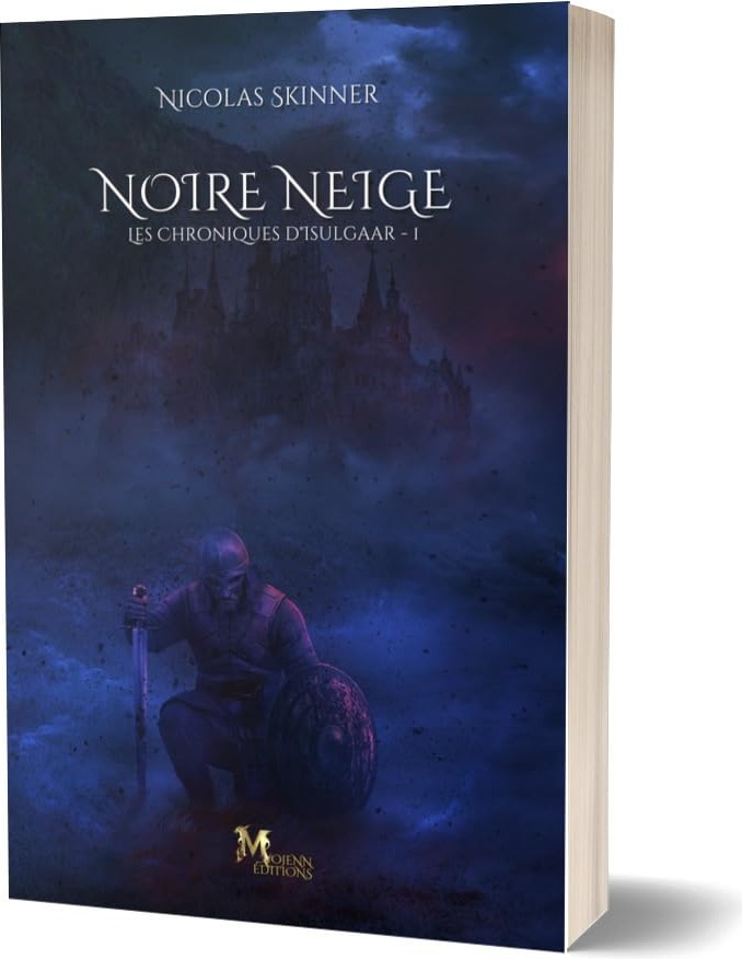 Couverture du livre « Noire neige » de Nicolas Skinner, librairie Les Contes Infusés à Corte