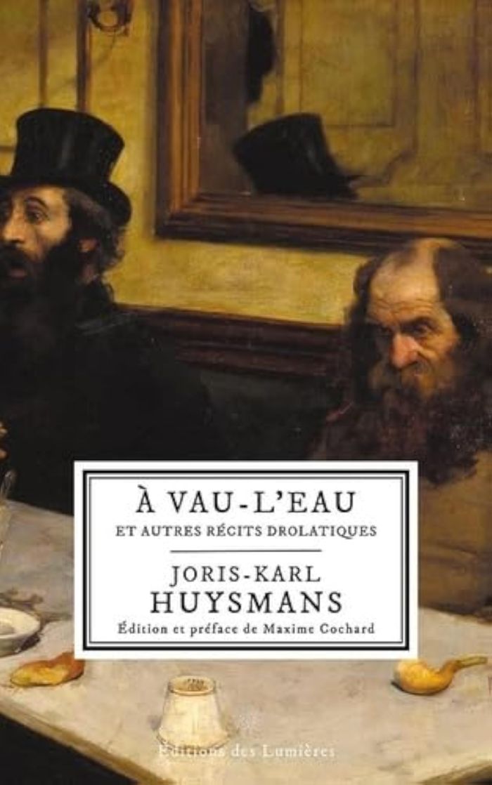 Couverture du livre « À vau-l'eau : et autres récits drolatiques », librairie Les Contes Infusés à Corte