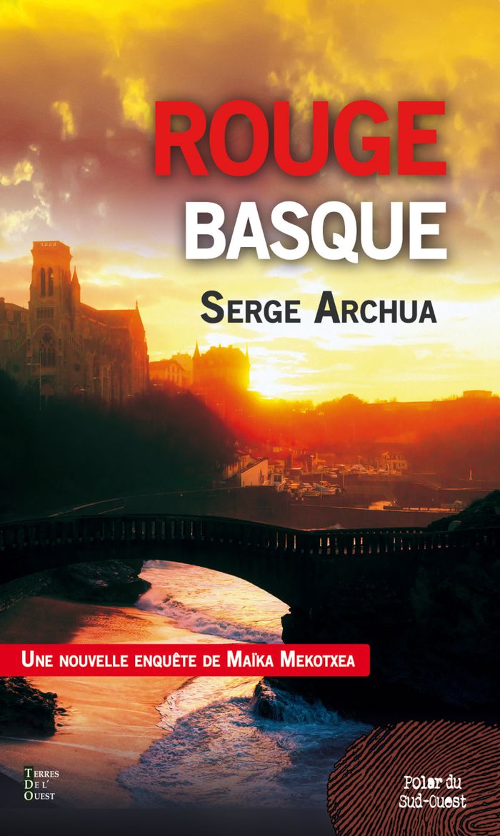 Couverture du livre « Rouge basque : roman », librairie Les Contes Infusés à Corte