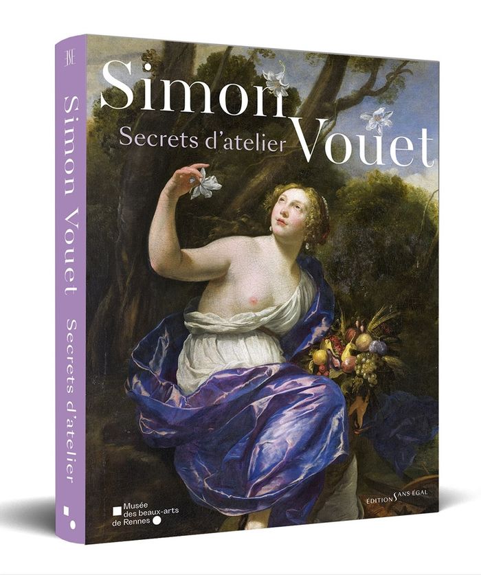 Couverture du livre « SIMON VOUET - SECRETS D'ATELIER - ILLUSTRATIONS, COULEUR », librairie Les Contes Infusés à Corte