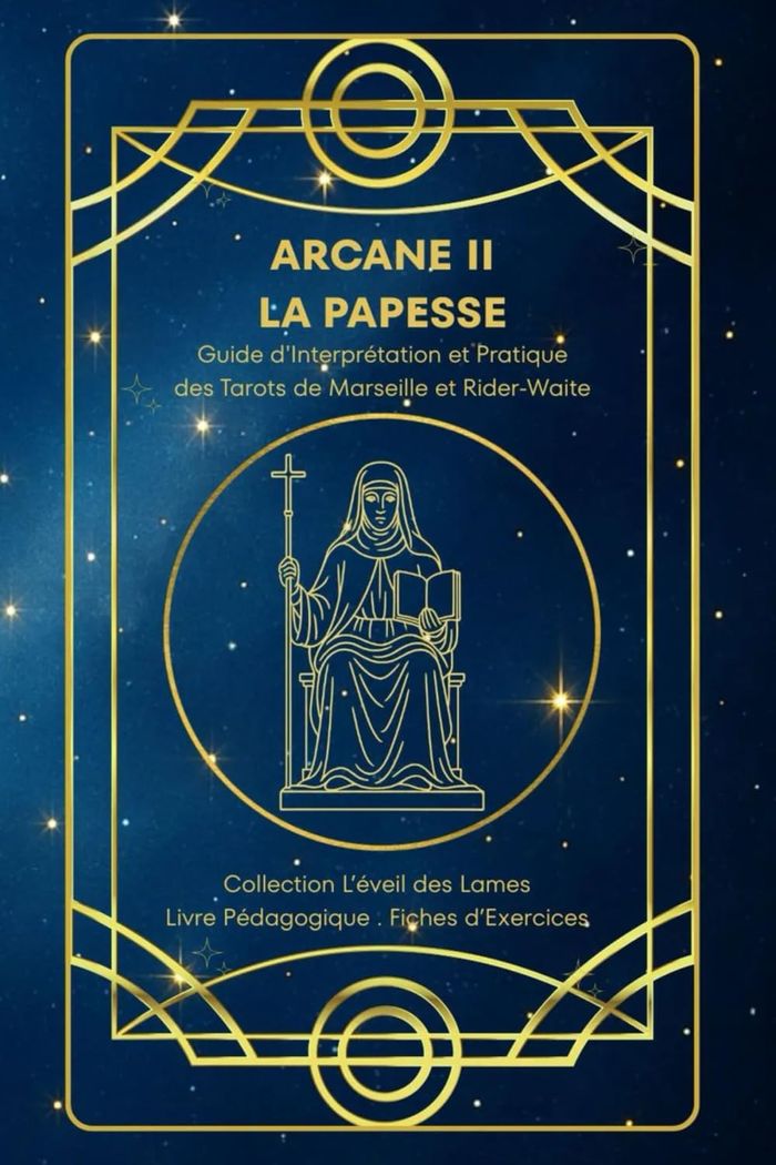 Couverture du livre « Arcane II - La papesse » de Anita Martinaud, librairie Les Contes Infusés à Corte