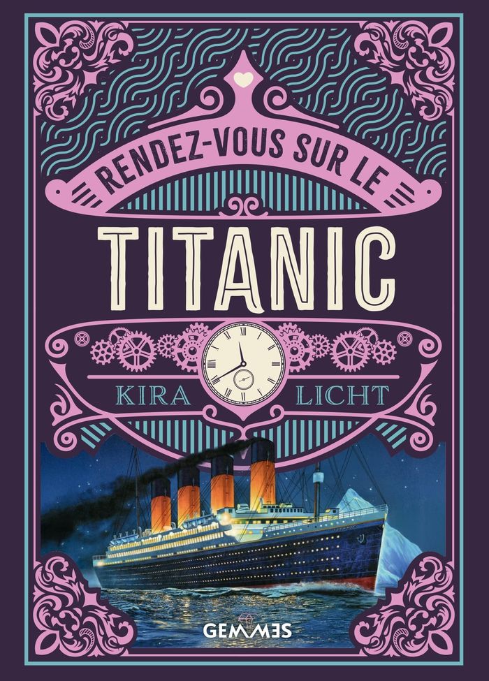 Couverture du livre « RENDEZ-VOUS SUR LE TITANIC » de Kira Licht, librairie Les Contes Infusés à Corte