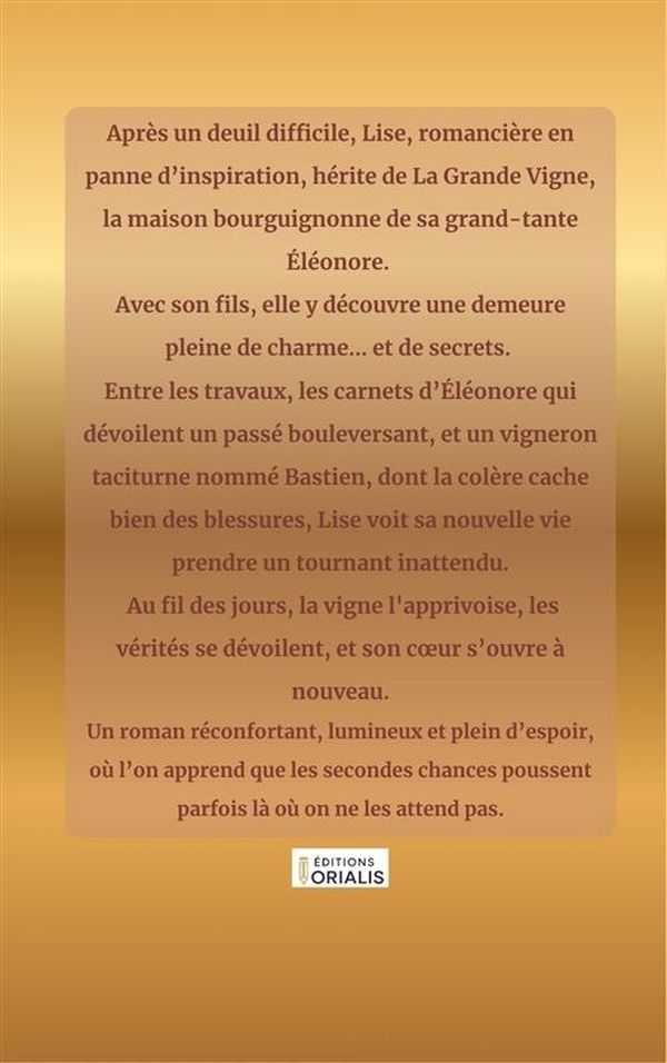 Quatrième de couverture de « L&APOS;ENCRE DES VIGNES »