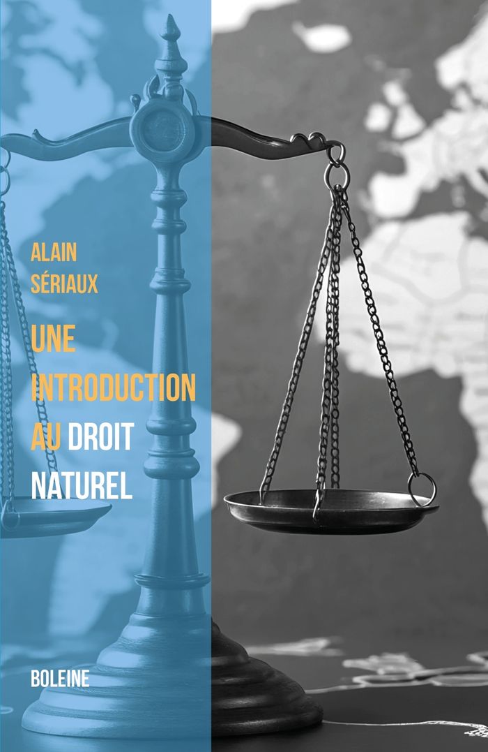 Couverture du livre « UNE INTRODUCTION AU DROIT NATUREL » de Alain Seriaux, librairie Les Contes Infusés à Corte