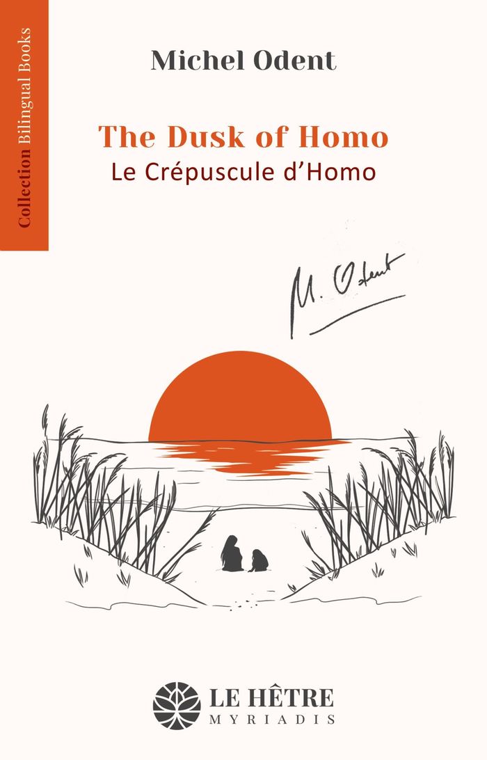 Couverture du livre « LE CREPUSCULE D'HOMO - THE DUSK OF HOMO » de Michel Odent, librairie Les Contes Infusés à Corte