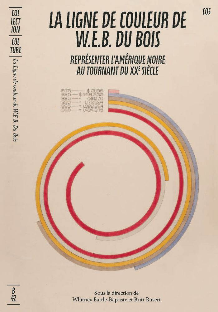 Couverture du livre « LA LIGNE DE COULEUR DE W.E.B. DU BOIS - REPRESENTER L'AMERIQUE NOIRE AU TOURNANT DU XXE SIECLE - ILL », librairie Les Contes Infusés à Corte