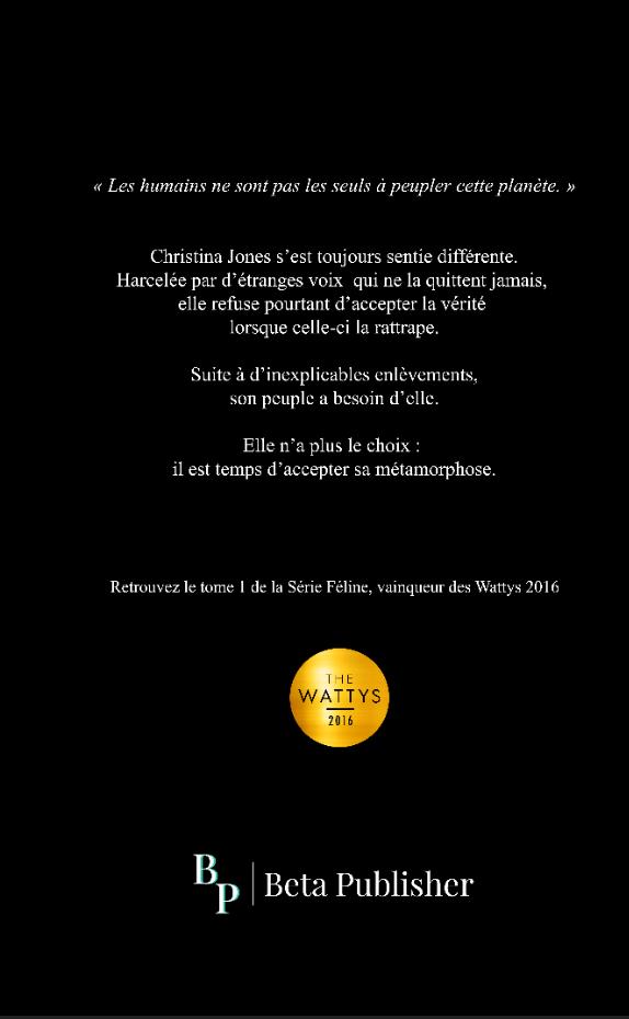 Quatrième de couverture de « METAMORPHOSES - FELINE »