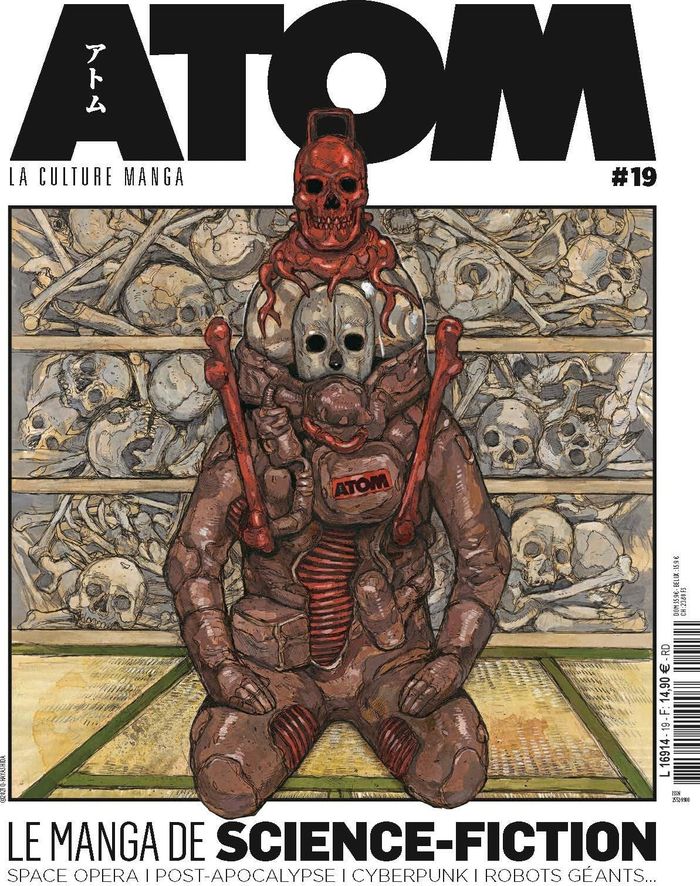 Couverture du livre « ATOM 19 : LE MANGA DE SCIENCE-FICTION » de Collectif Atom, librairie Les Contes Infusés à Corte