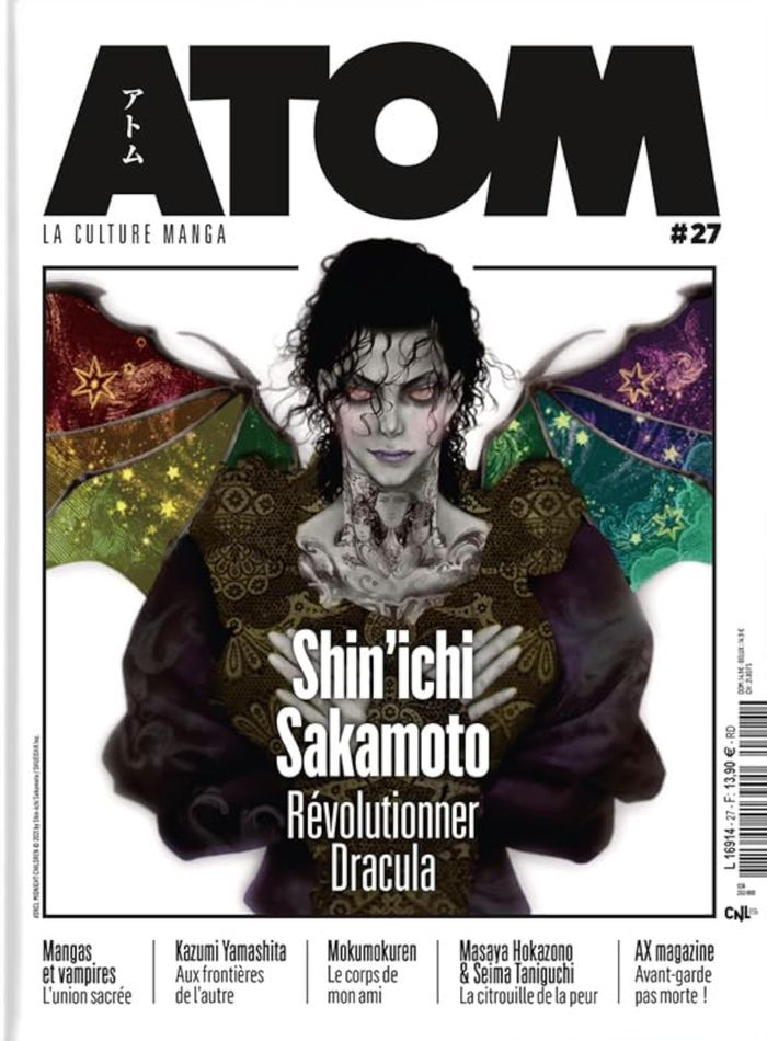 Couverture du livre « ATOM 27 : SHIN'ICHI SAKAMOTO » de Collectif Atom, librairie Les Contes Infusés à Corte