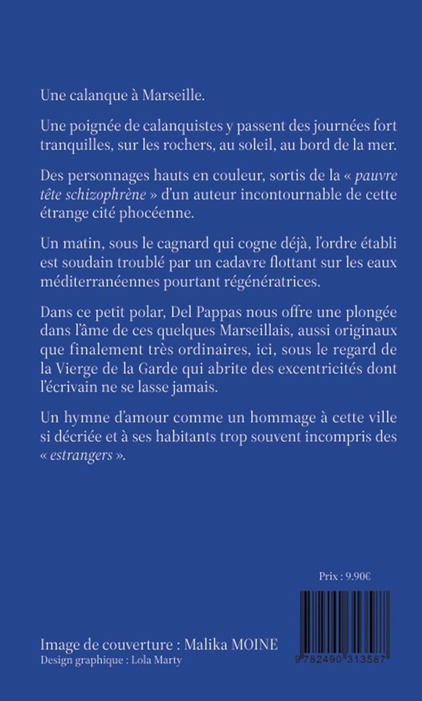 Quatrième de couverture de « La calanque »