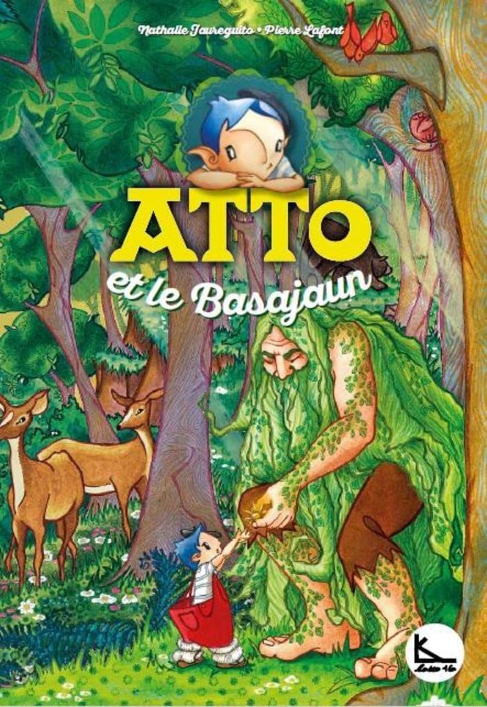 Couverture du livre « ATTO - T02 - ATTO ET LE BASAJAUN » de Pierre Lafont, librairie Les Contes Infusés à Corte