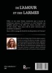 Quatrième de couverture de « De l'amour et des larmes »