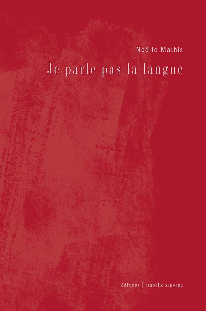 Couverture du livre « Je parle pas la langue », librairie Les Contes Infusés à Corte