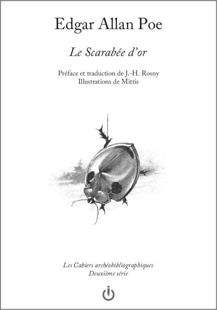 Couverture du livre « Le scarabée d'or », librairie Les Contes Infusés à Corte