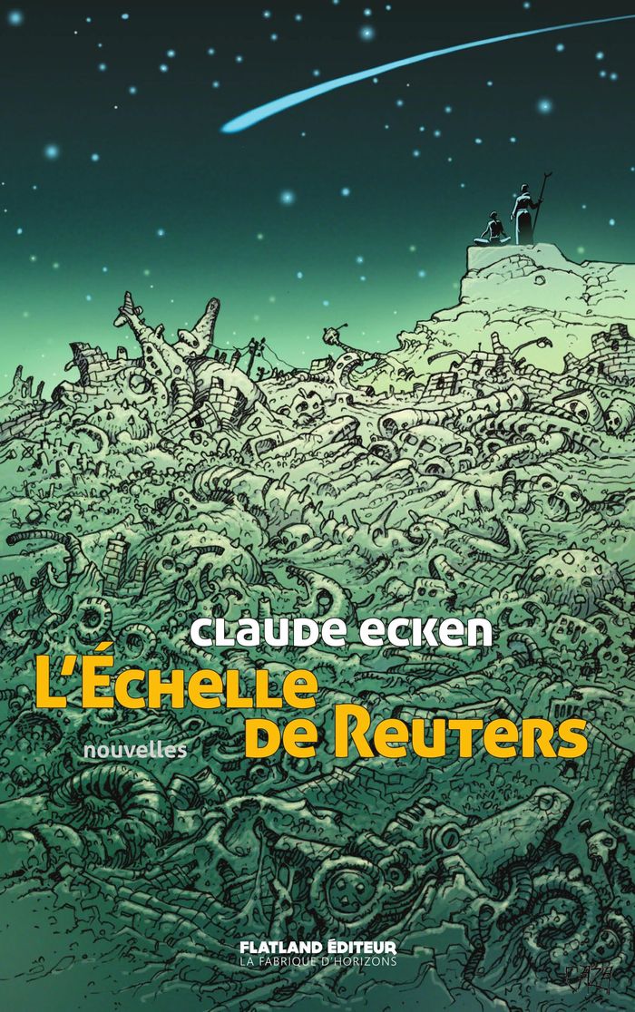Couverture du livre « L'échelle de Reuters : nouvelles » de Claude Ecken, librairie Les Contes Infusés à Corte