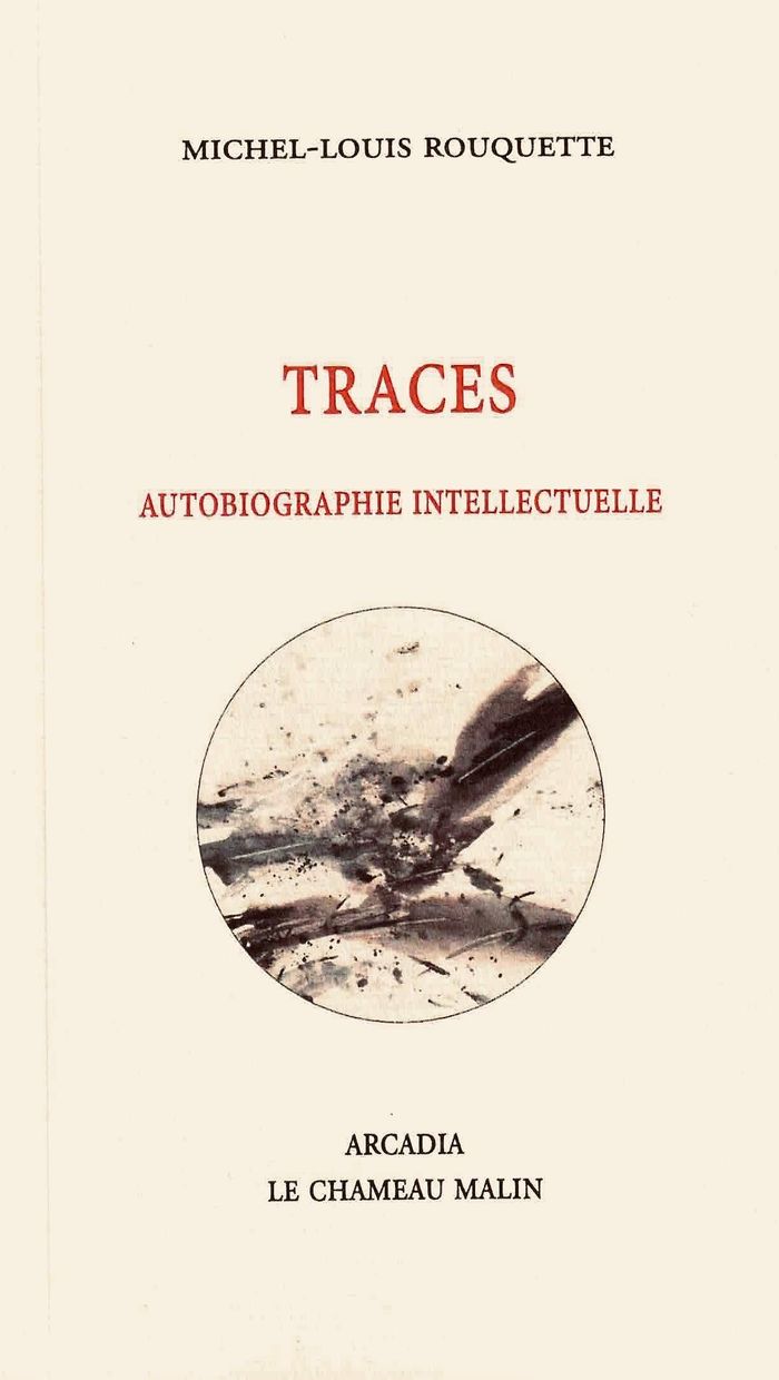 Couverture du livre « TRACES » de Rouquette M L., librairie Les Contes Infusés à Corte