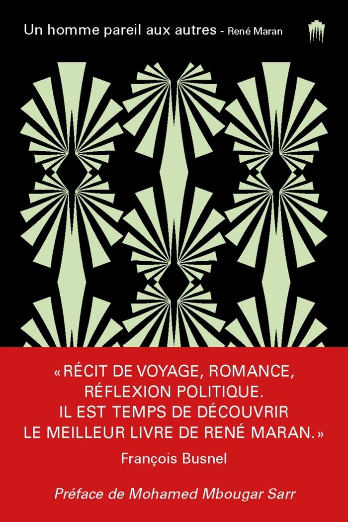 Couverture du livre « Un homme pareil aux autres » de René Maran, librairie Les Contes Infusés à Corte