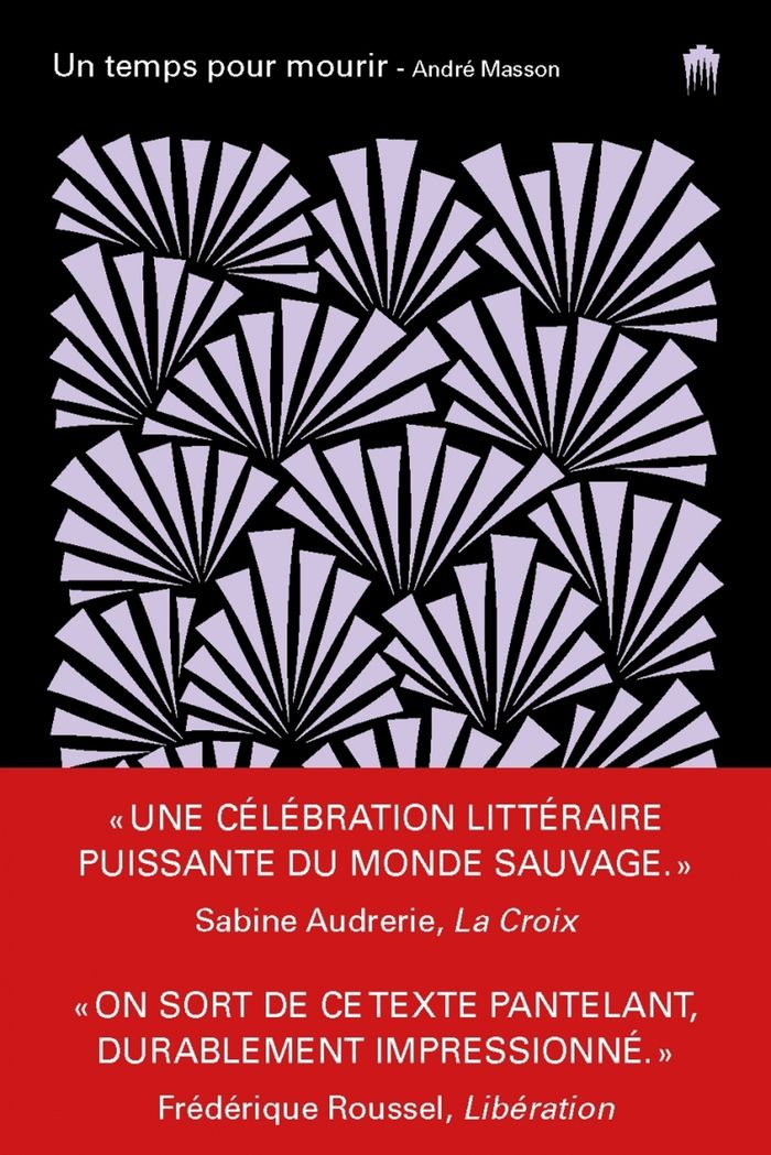 Couverture du livre « Un temps pour mourir » de André Masson, librairie Les Contes Infusés à Corte