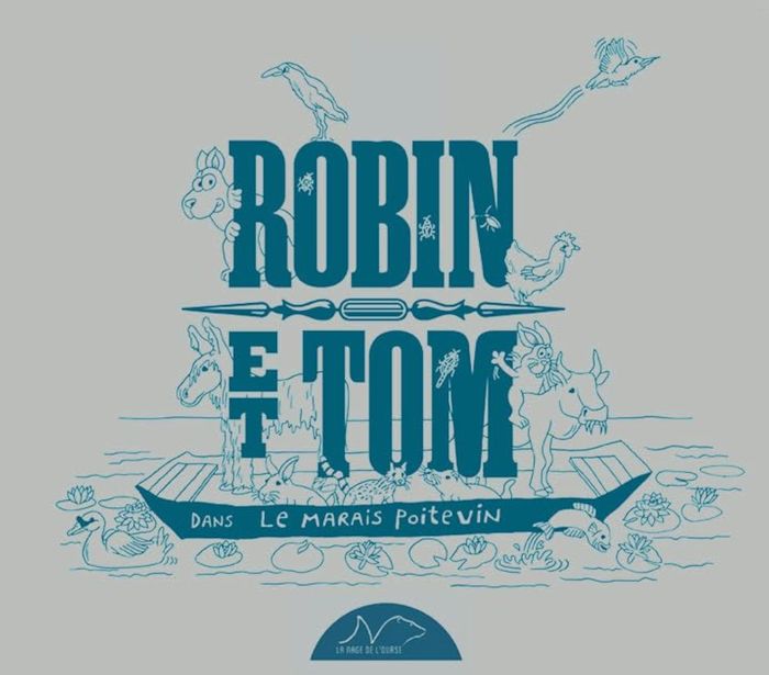 Couverture du livre « ROBIN ET TOM - DANS LE MARAIS POITEVIN » de Jap/auclair, librairie Les Contes Infusés à Corte