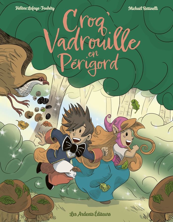 Couverture du livre « Croq'Vadrouille en Périgord » de Hélène Lafaye-Fouhéty, librairie Les Contes Infusés à Corte