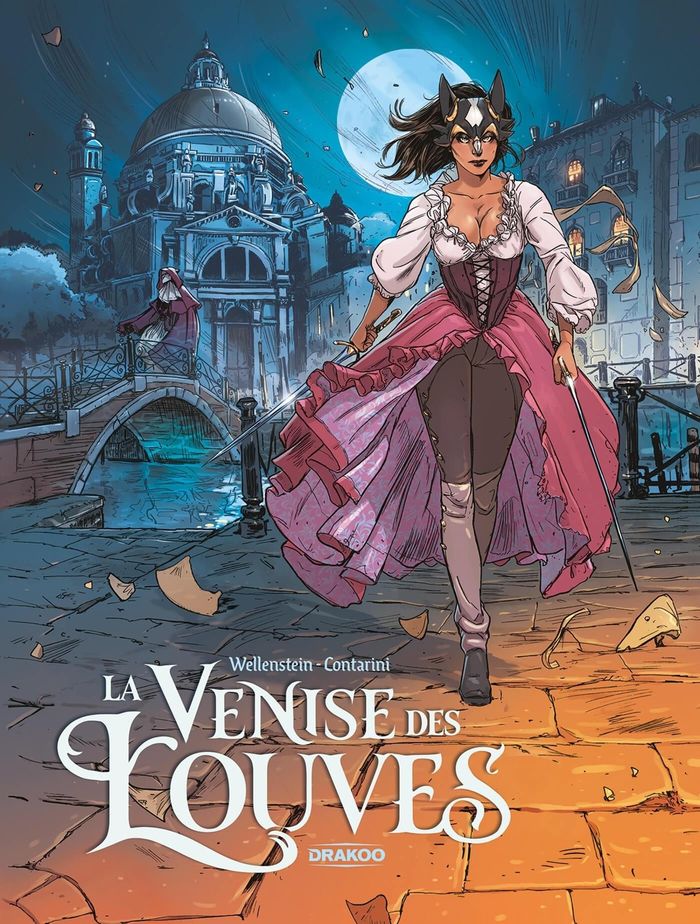 Couverture du livre « La Venise des louves » de Aurélie Wellenstein, librairie Les Contes Infusés à Corte