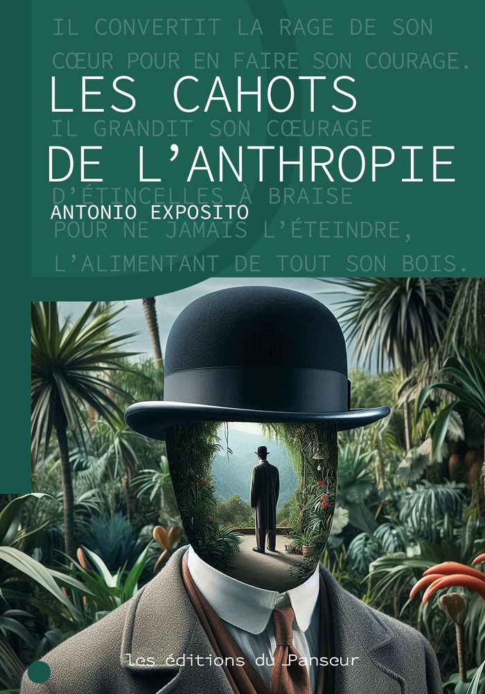 Couverture du livre « Les cahots de l'Anthropie » de Antonio Exposito, librairie Les Contes Infusés à Corte