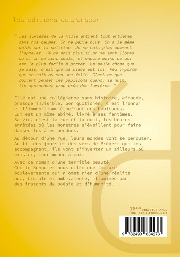 Quatrième de couverture de « Comme une lanterne sur les ruines »