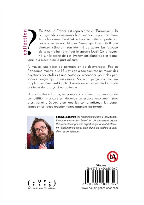 Quatrième de couverture de « Queerovision : histoire(s) de la plus grande scène du monde »