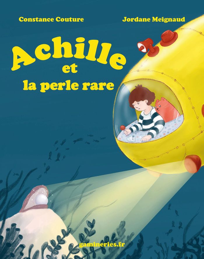 Couverture du livre « Achille et la perle rare », librairie Les Contes Infusés à Corte