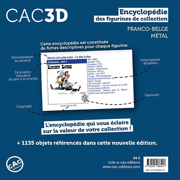 Quatrième de couverture de « Encyclopédie des figurines de collection : franco-belge métal »