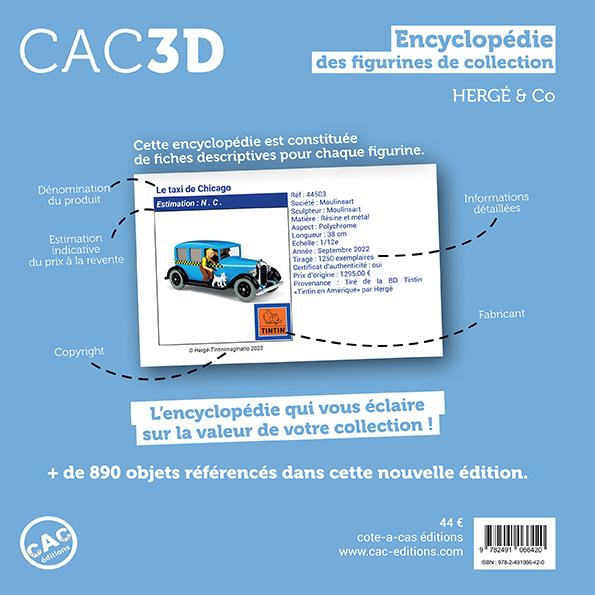 Quatrième de couverture de « Encyclopédie des figurines de collection : Hergé & Co »