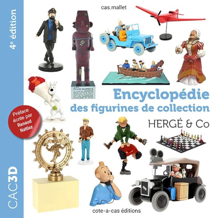 Couverture du livre « Encyclopédie des figurines de collection : Hergé & Co », librairie Les Contes Infusés à Corte