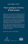 Quatrième de couverture de « Pour quelques lettres d'Adrienne : roman »