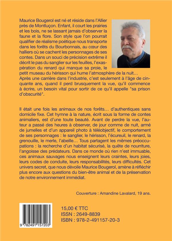 Quatrième de couverture de « SANS DOMICILE FIXE - CONTES ANIMALIERS »