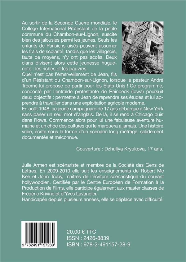 Quatrième de couverture de « UN REVE AMERICAIN »