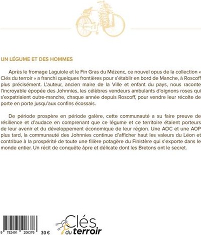 Quatrième de couverture de « L'OIGNON DE ROSCOFF - L'OR ROSE DES JOHNNIES »