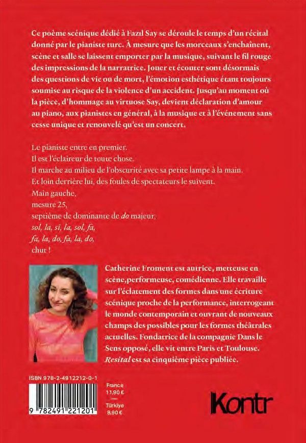 Quatrième de couverture de « Resital : théâtre »